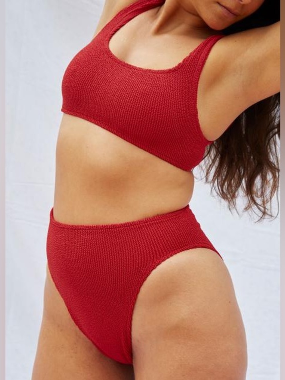 YouSwim Aplomb Red High Waisted Swimsuit